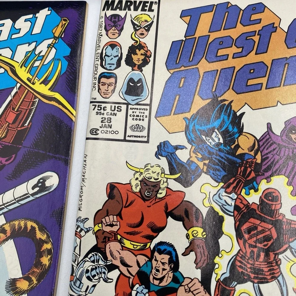The West Coast‎ Avengers Comic Book Collection Lot 10 Issues Marvel SEE ALL PICS
